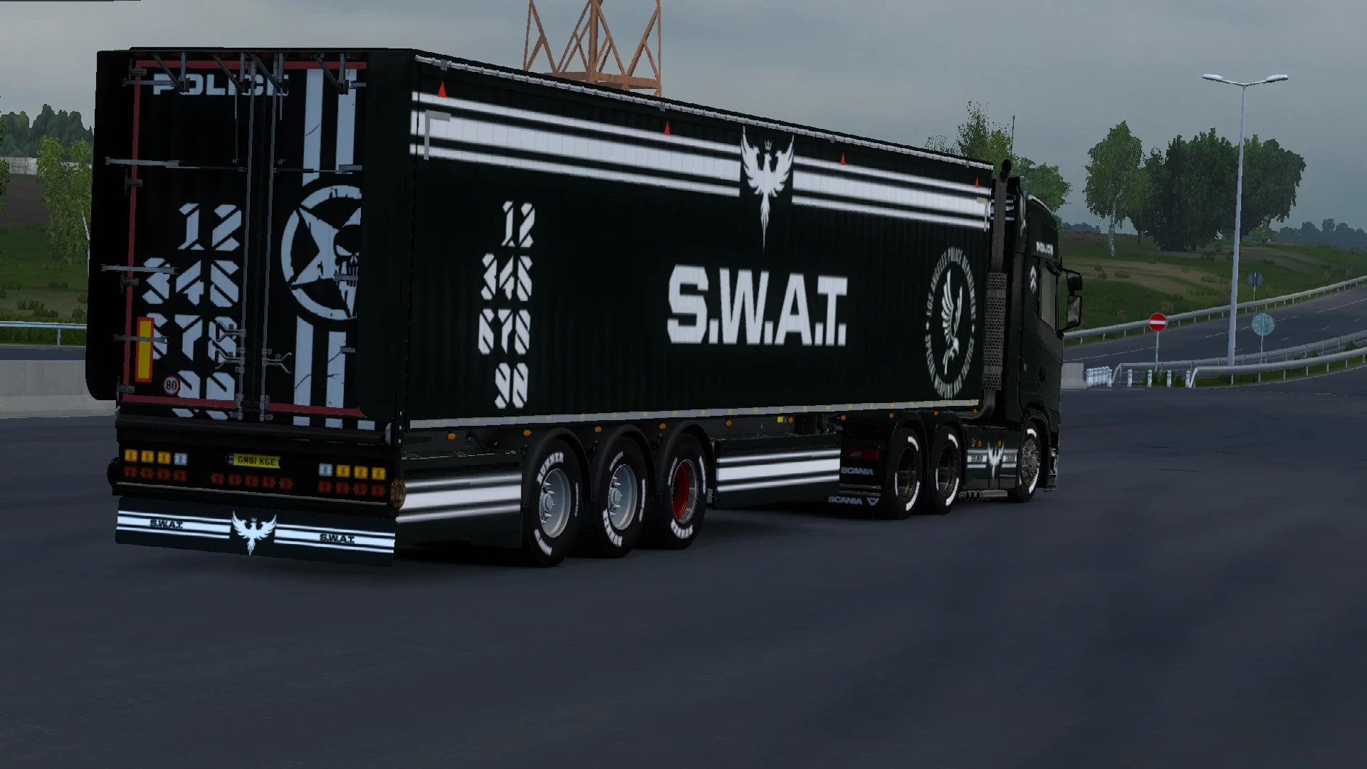 SCANIA LAPD S.W.A.T. SKIN v1.0 5