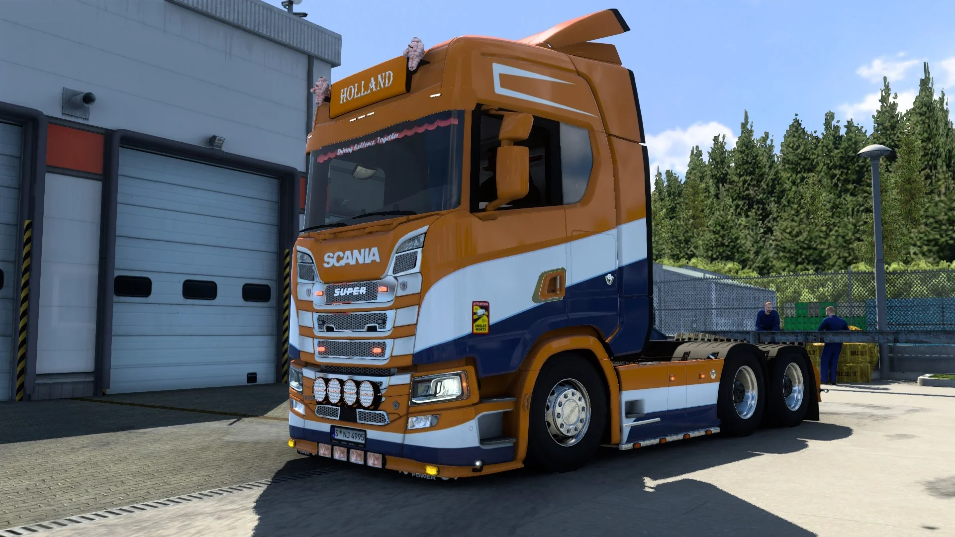 Holland skin H2 for Scania S by Player Thurein v1.0 3