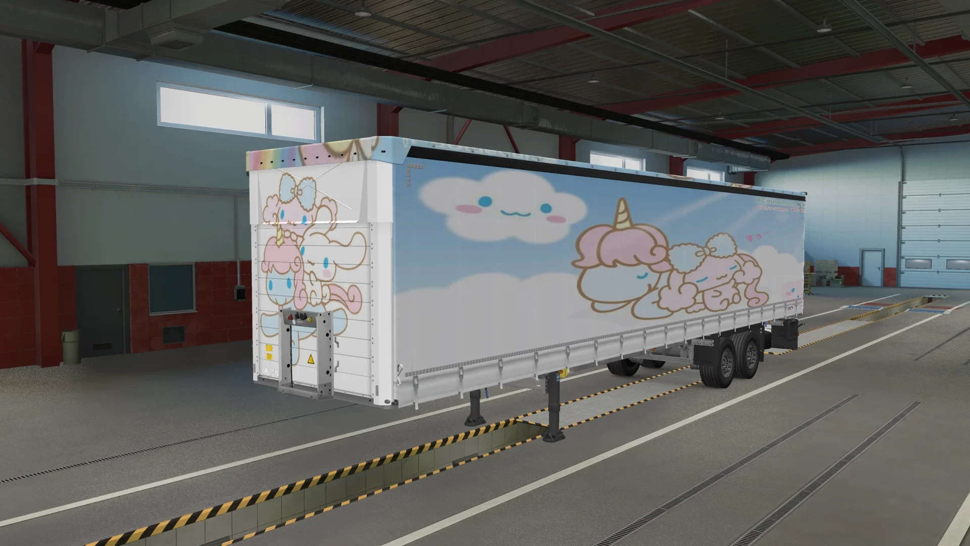 Cinnamoroll and Friends Paintjobs for S.CS Universal Trailer v1.0 8
