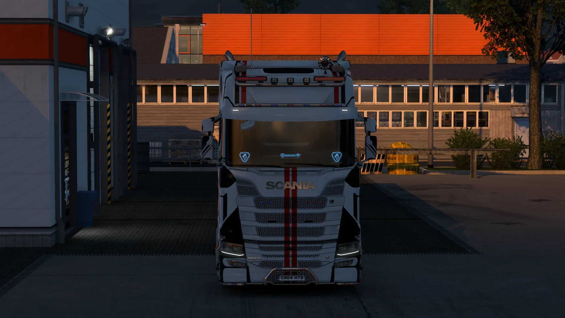 Scania Black hard line X Skin v1.0 4