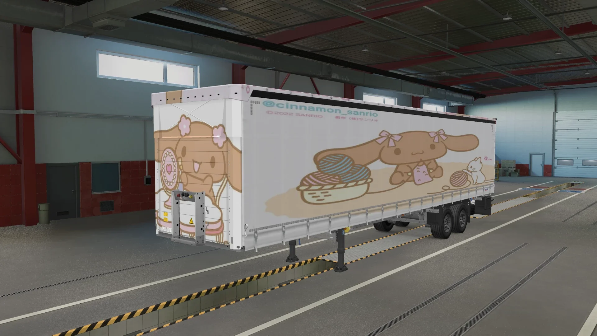 Cinnamoroll and Friends Paintjobs for S.CS Universal Trailer v1.0 4