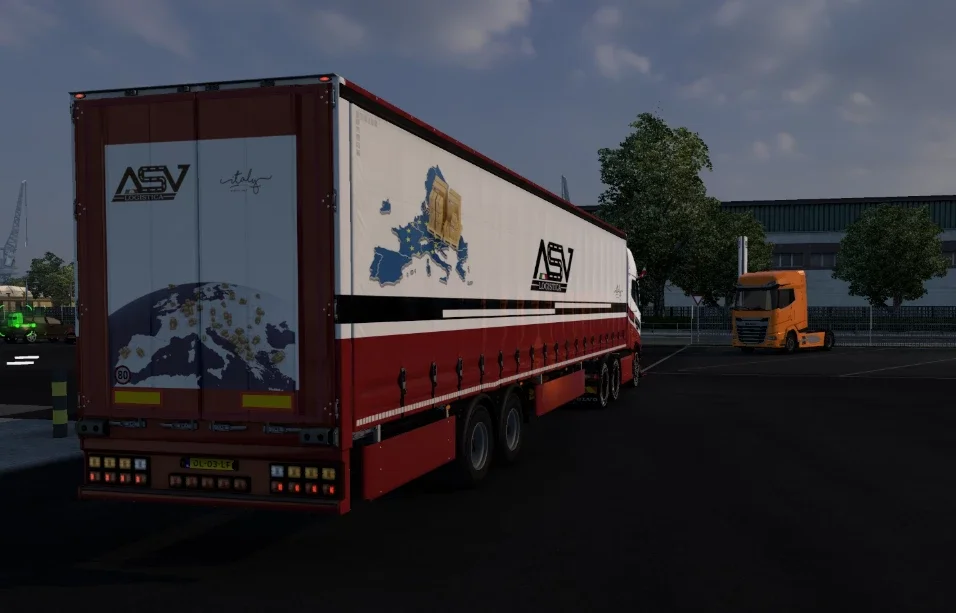 Skin for Trailer ASV LOGISTICA v1.0 3