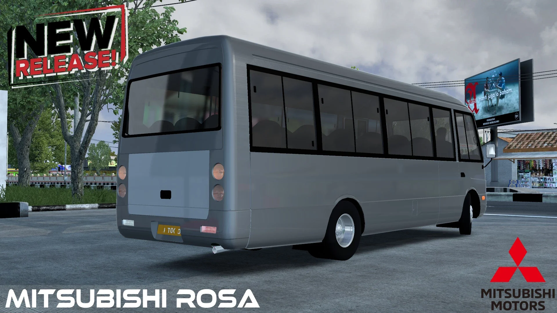 New Mitsubishi Rosa Minibus v1.0 3