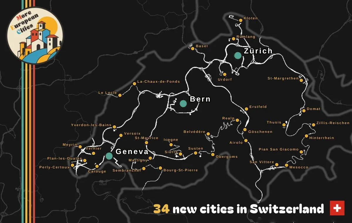 More European Cities (Switzerland) v1.1