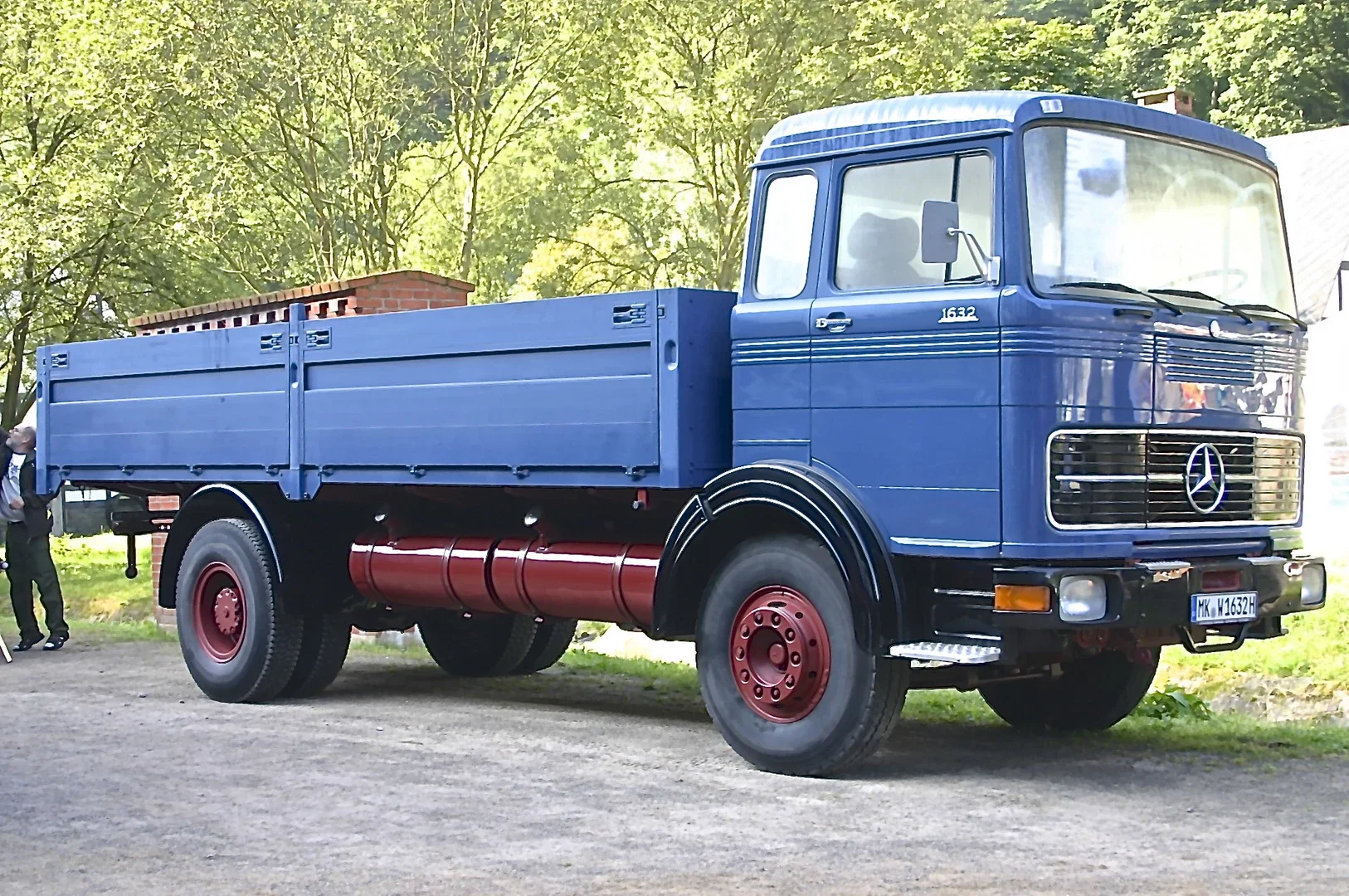 Mercedes LPS 1632 + Tandem Trailer by Antonio62 4