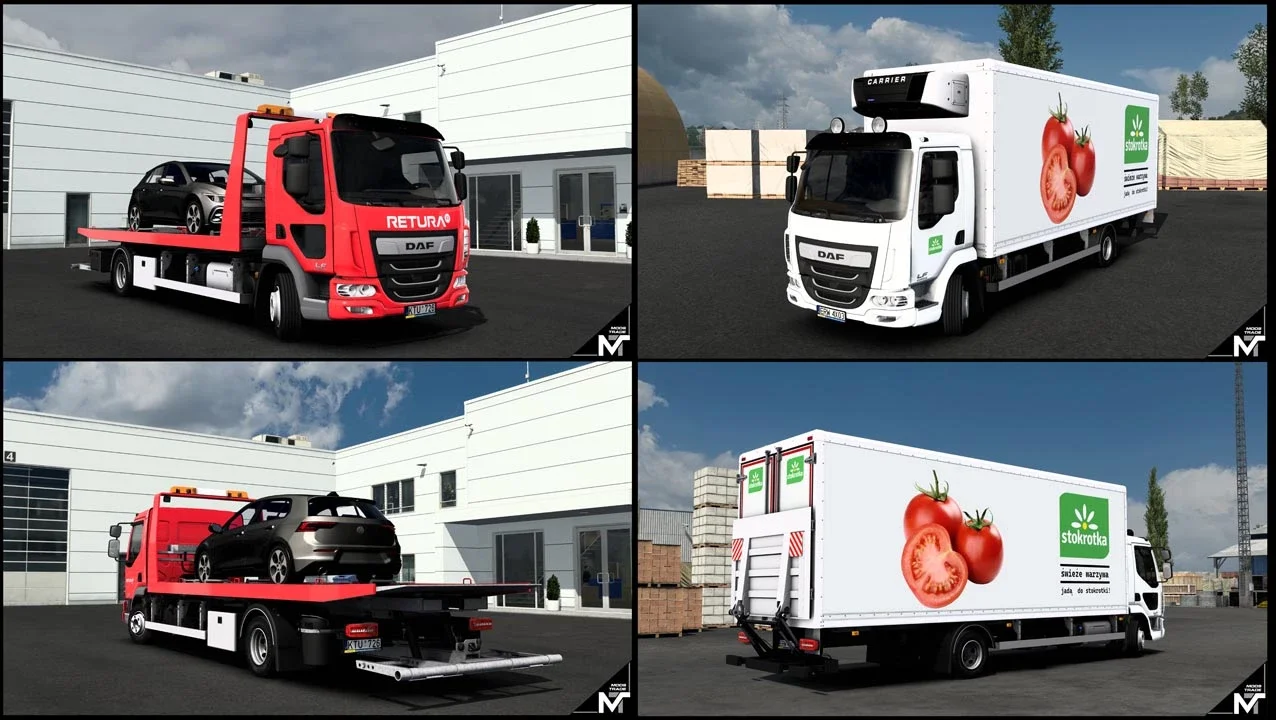 DAF LF Euro VI + Trailer v4.0 2