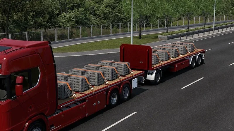 Add Cargo Trailer and Truck Tandem Flemming v2.0