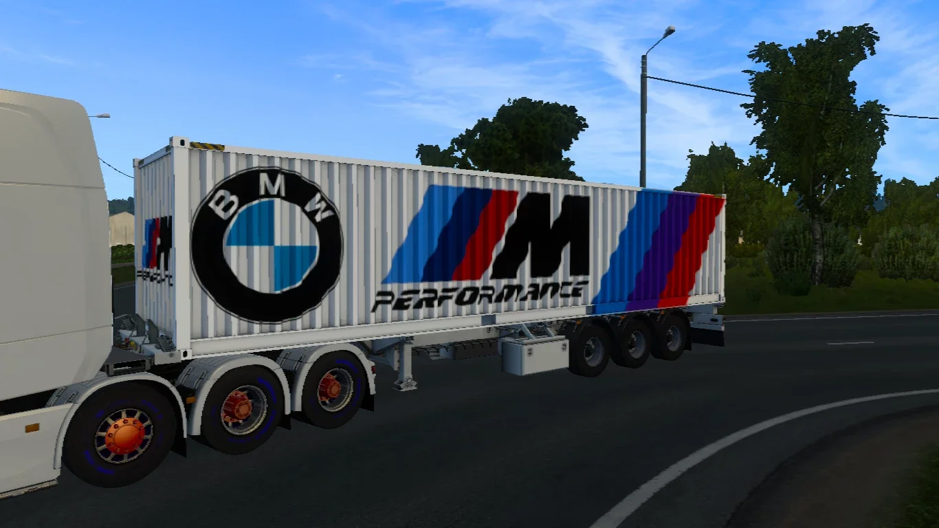 BMW Cargo Container Trailer v1.0 3