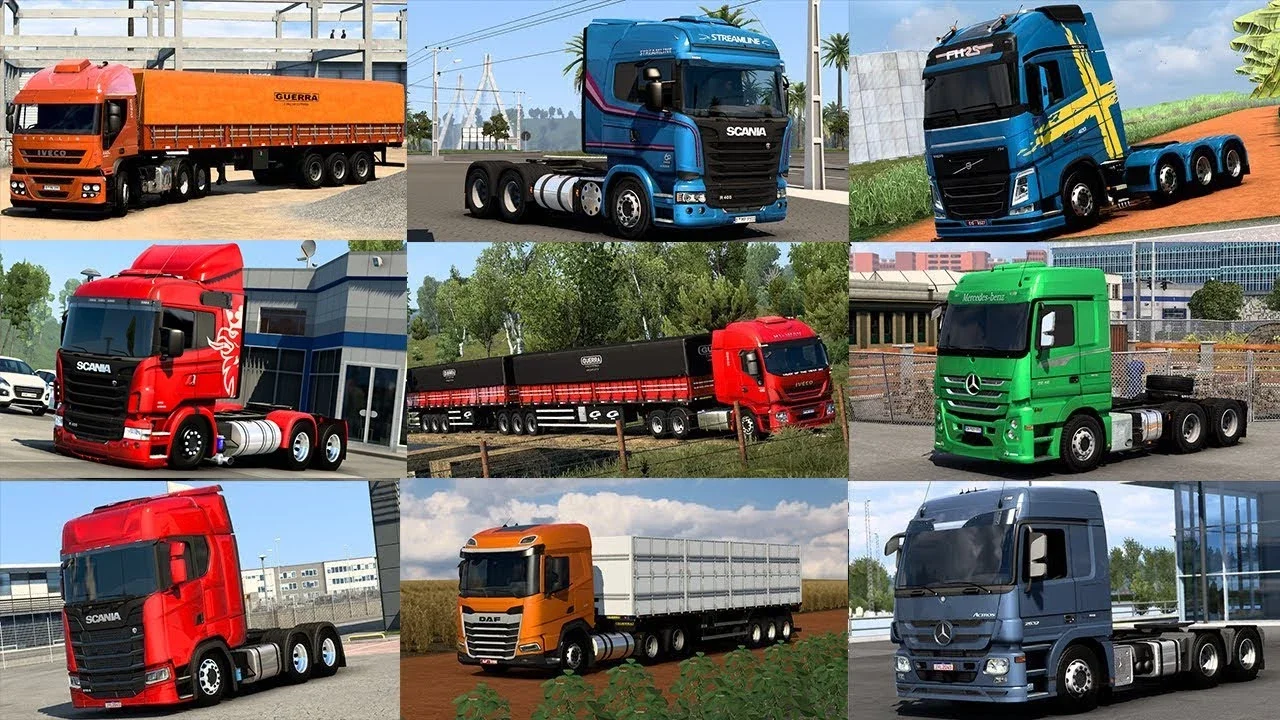 PACK DE CAMINHOES BY TRD-CC V2.0