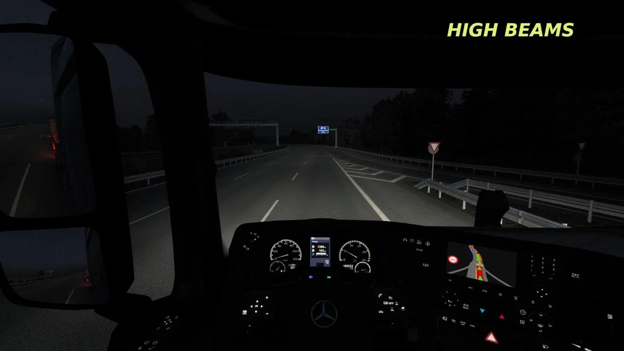 Real Good Headlights for SCS Trucks v1.0 2