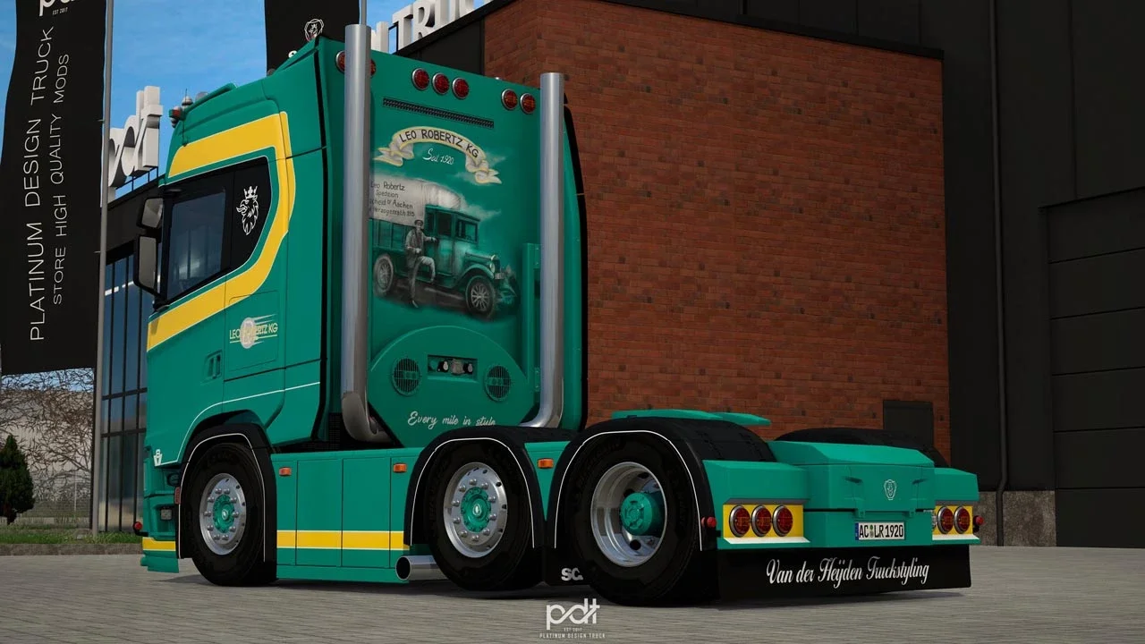Scania S650 Leo Robertz KG + Kassbohrer Trailer v1.0