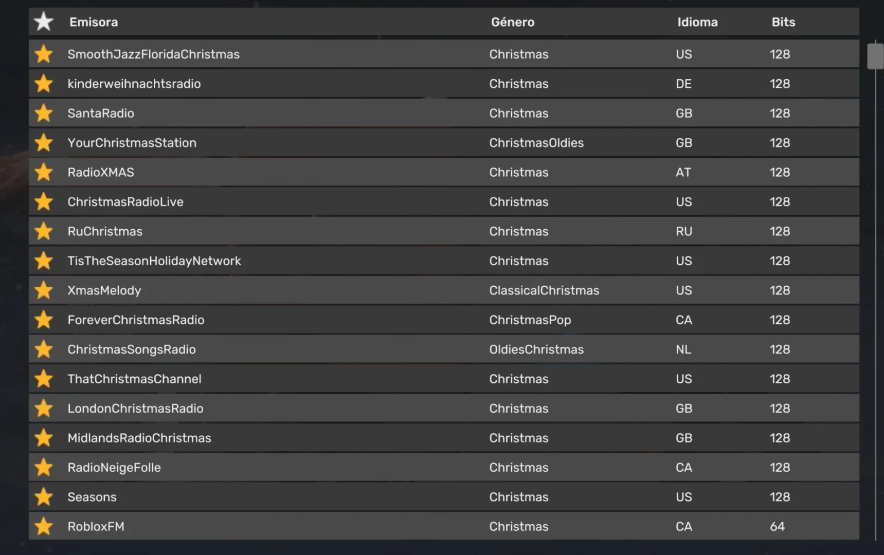 Christmas radio stations V2.0 3