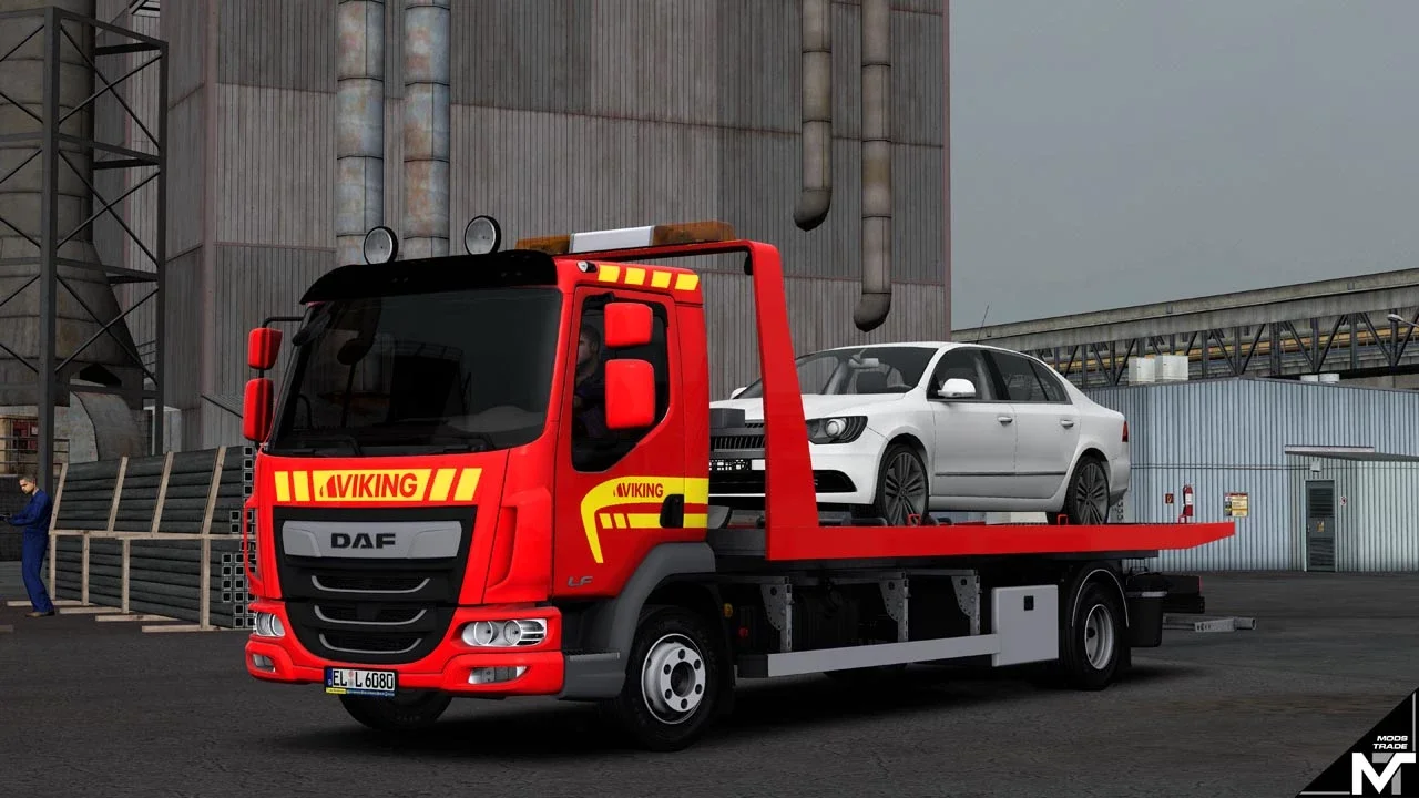 DAF LF Euro VI + Trailer v4.0 3