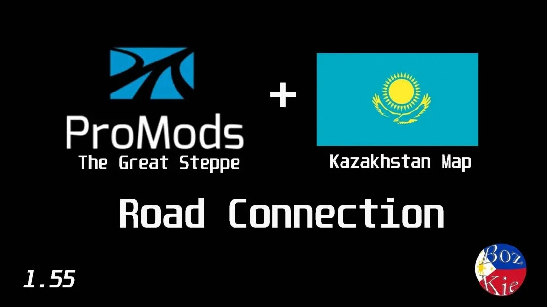 Promods The Great Steppe (TGS) Kazakhstan Map Road Connection v0.3