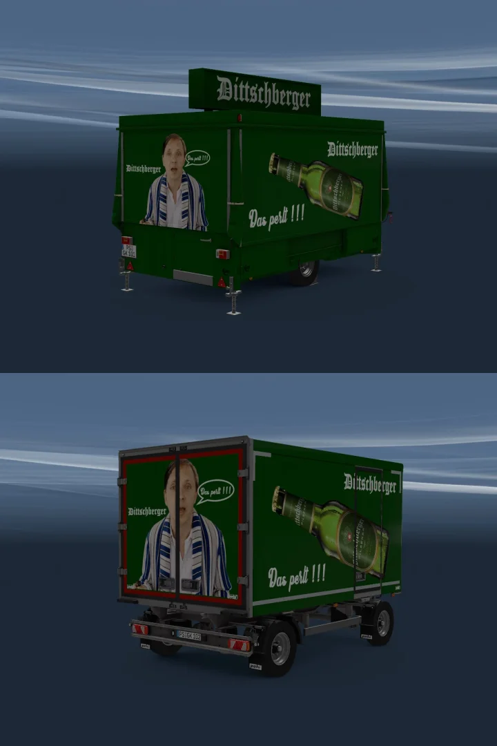 Dittschberger-Skin for DAF XD Rigid/Gastro and Trailers v1.0