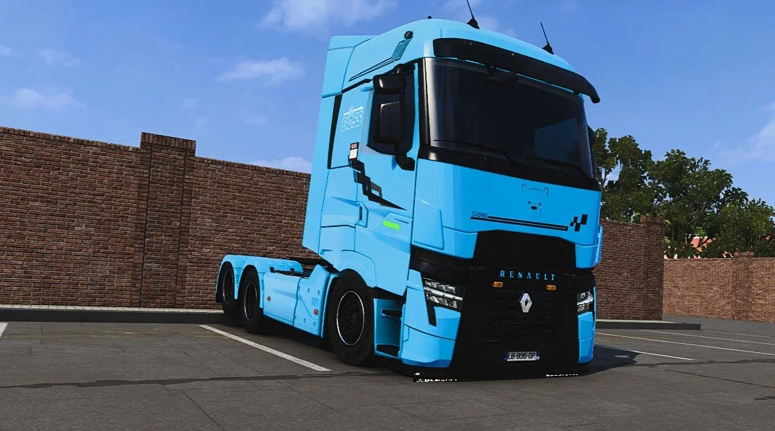 Renault T blue and cream skin v1.0 2