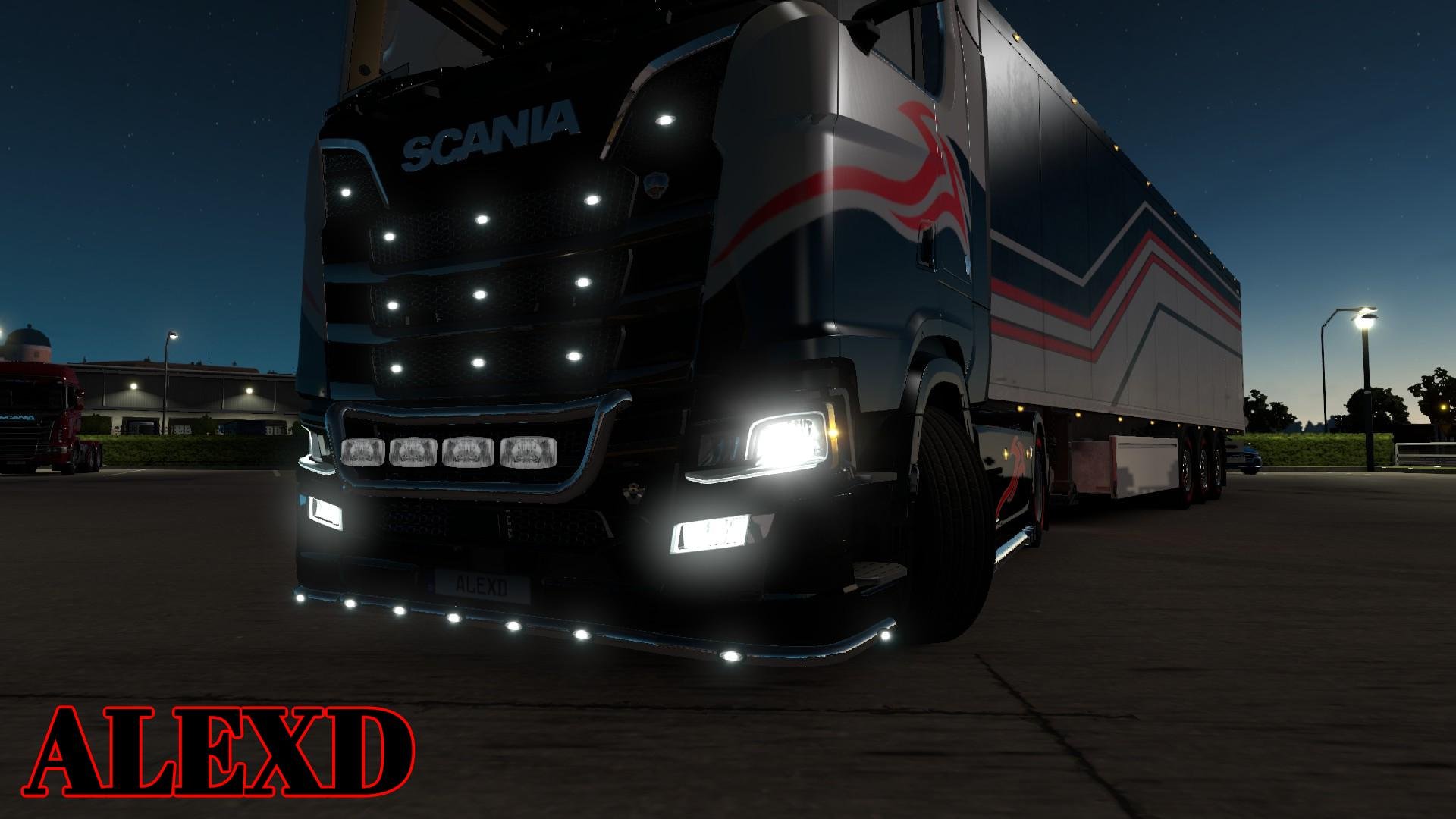 ALEXD FOG LIGHT FOR SCANIA S R 2016 v1.0