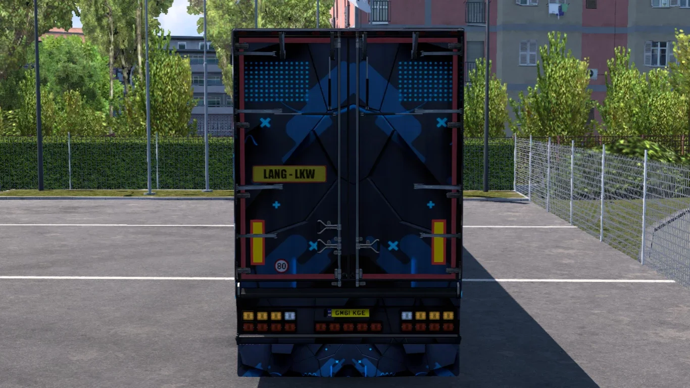 Scania S Blue Cyber Girl Skin v1.0 1.5x 2