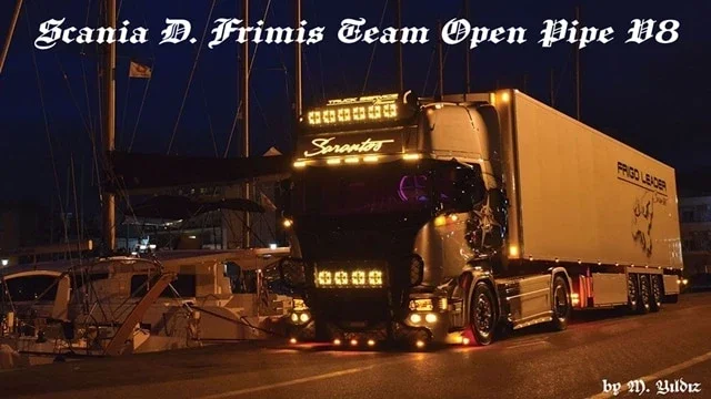 Scania D. Frimis Team Open Pipe V8 v2.1