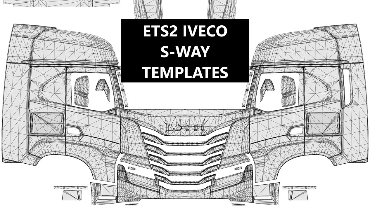 IVECO S-Way Skin Templates