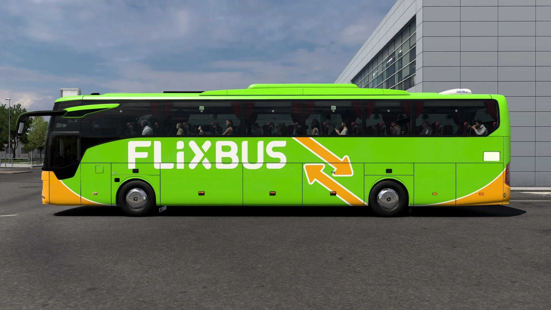 FLIXBUS-Skin for MB New Tourismo 16 RHD v1.0 3