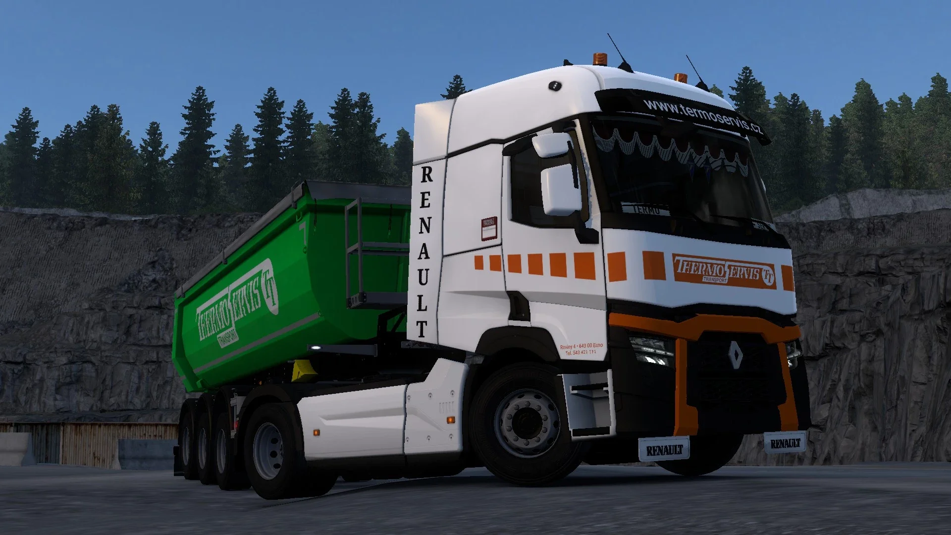 Termoservis skin for Renault T and SCS Dumper v1.0 3