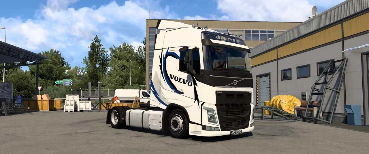 Low deck chassis addon for SCS Volvo FH4 by Sogard3 v0.9 2