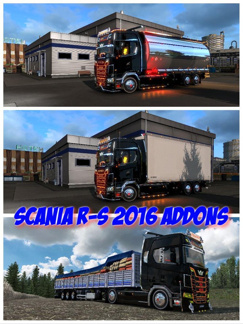 Scania R-S Addons v 6.5 1.41 2