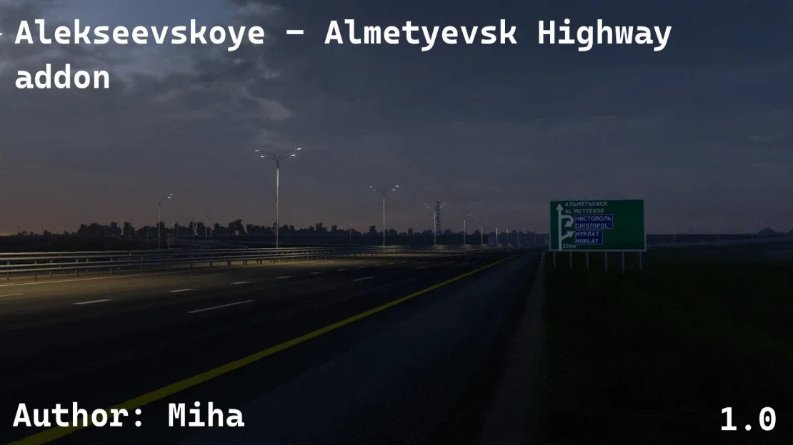 Alekseevskoye Almetyevsk Highway Addon v1.0 3