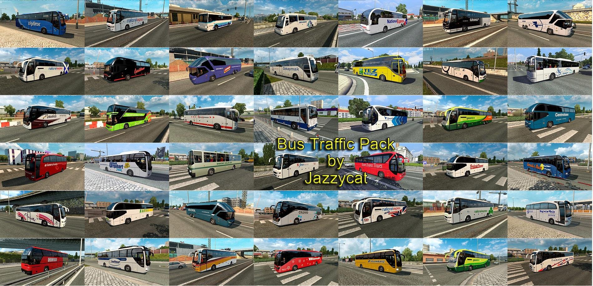 BUS TRAFFIC PACK BY JAZZYCAT v 18.1.7 4