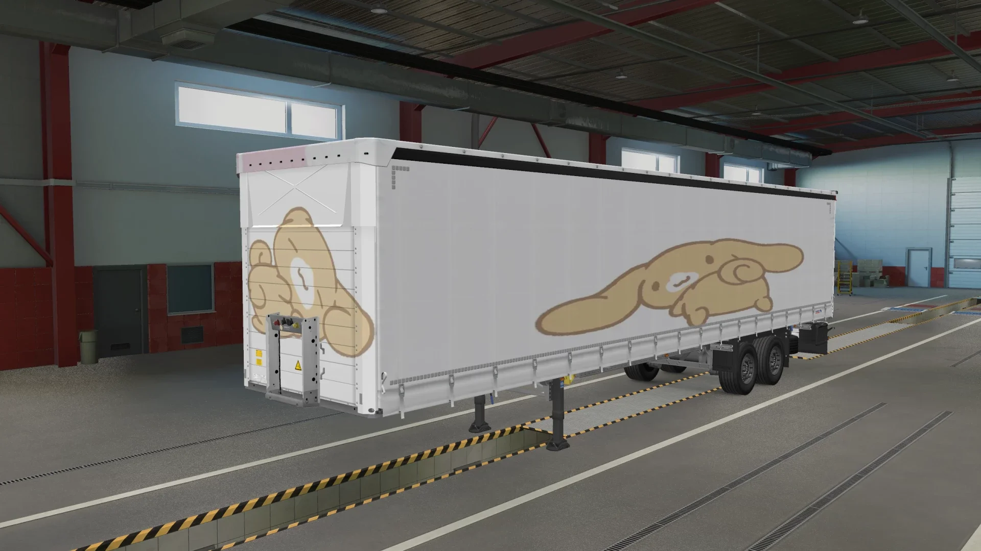 Cinnamoroll and Friends Paintjobs for S.CS Universal Trailer v1.0 9