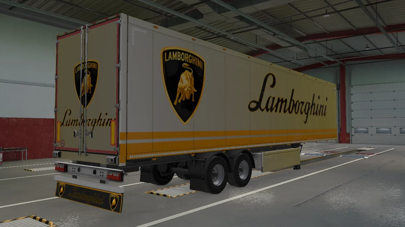LAMBORGHINI SKIN MUDFLAP FOR SCS BOX TRAILER v0.1 2