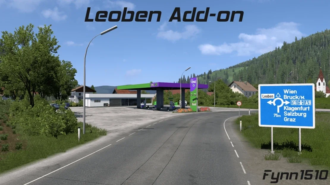 Leoben Add-on for SCS Map/Promods v4.1 5
