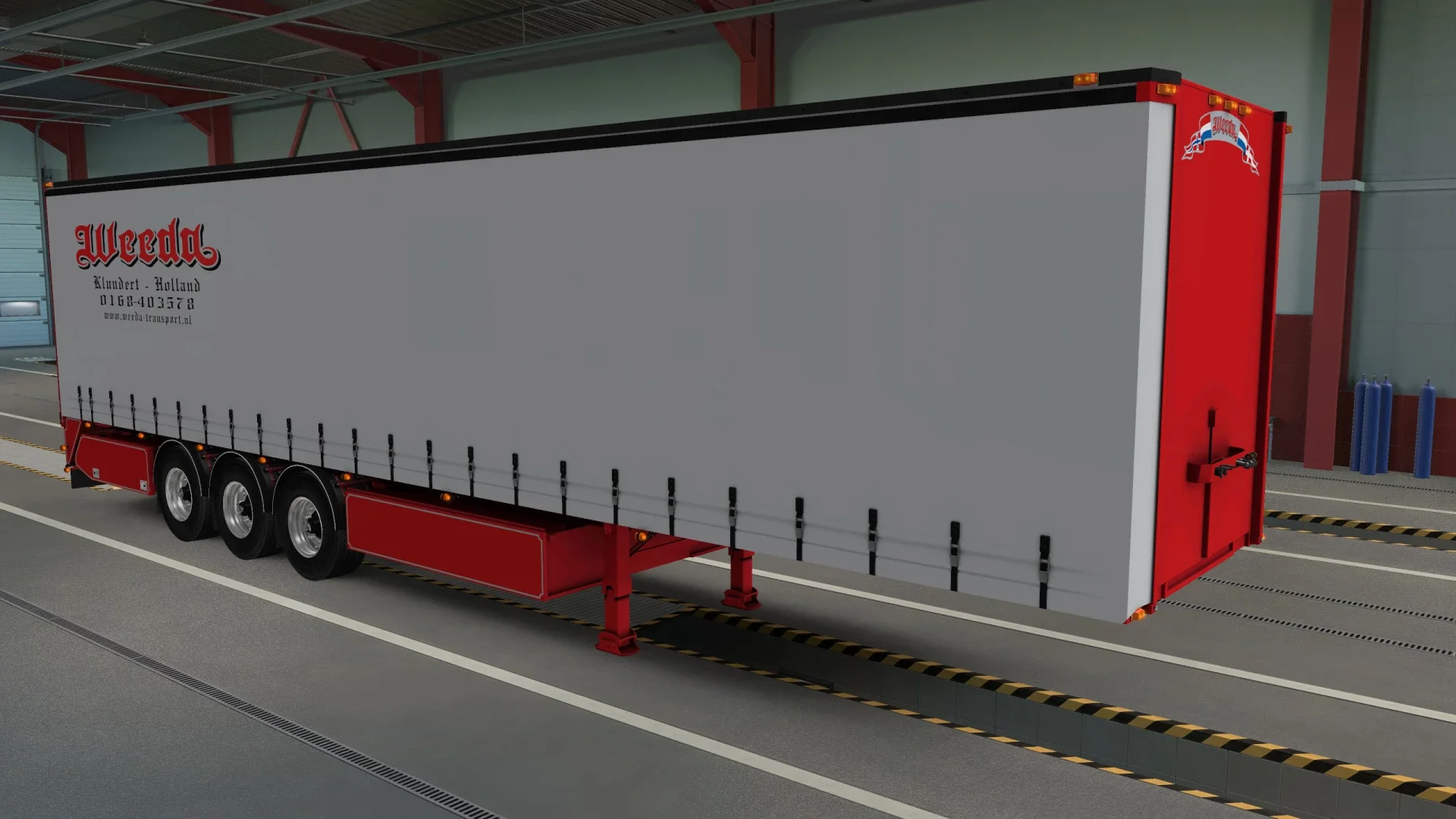 VOGELZANG CURTAIN TRAILER WEEDA TRANSPORT v 14.0 3