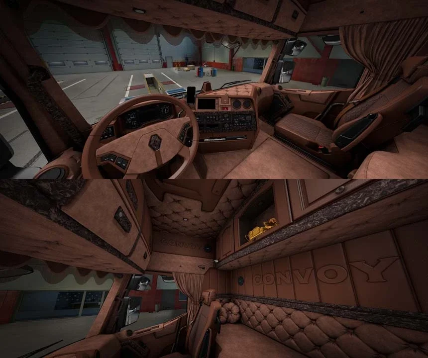 Add-On Convoy Interior Renault Range T Evo v1.4