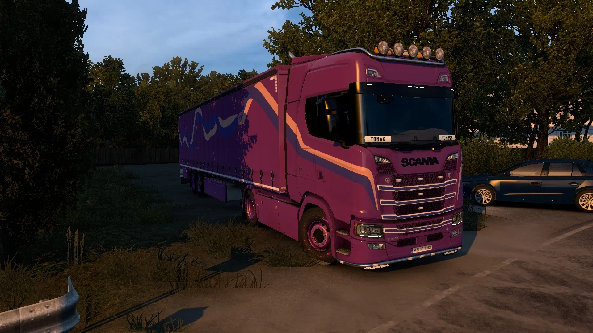 Lavander Wave Scania S Skin v1.0