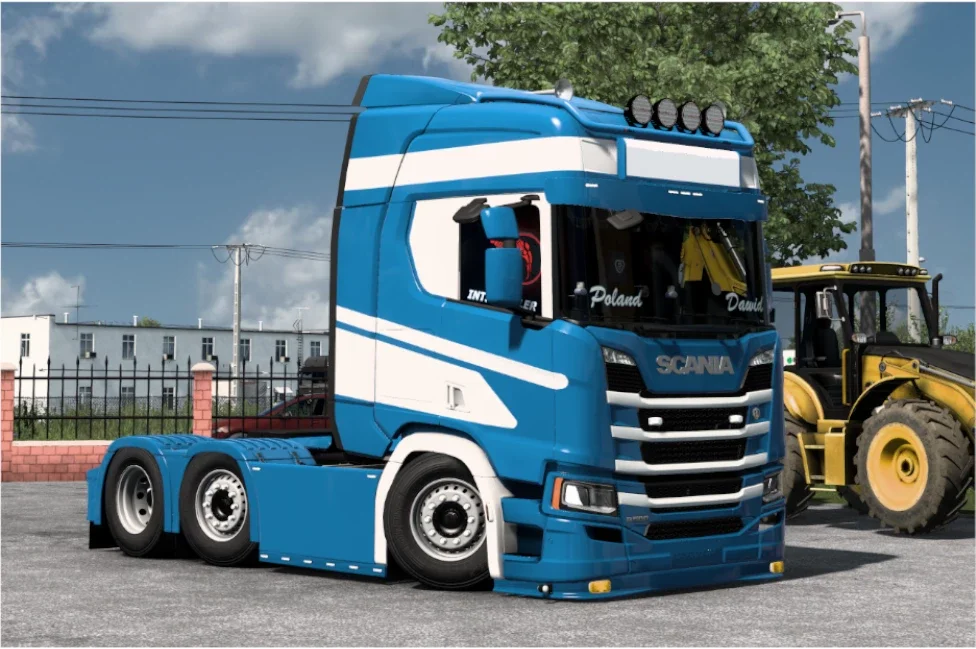 Skins Scania R 2016 Blue v1.0