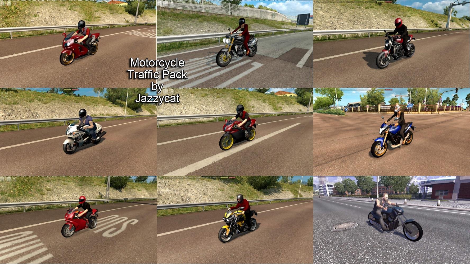 Motorcycle Traffic Pack by Jazzycat v 6.5.12