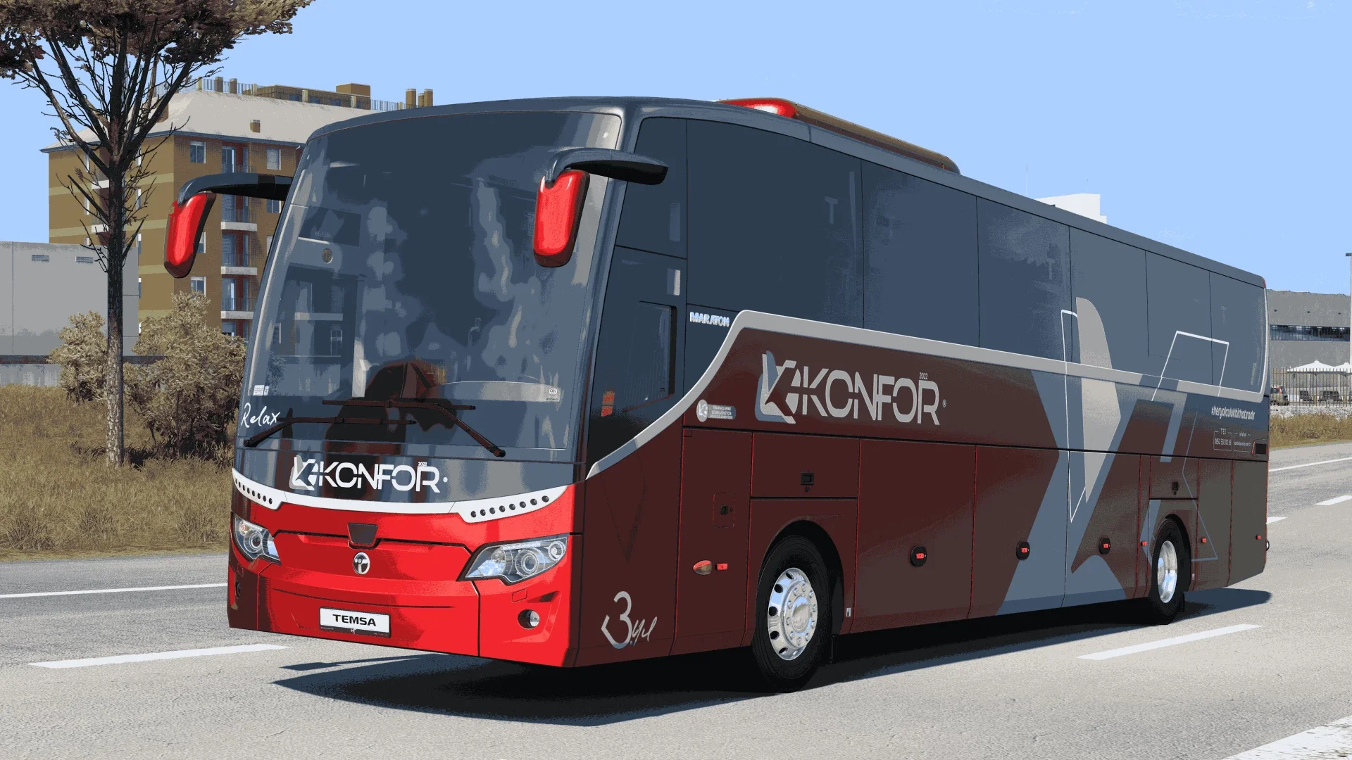 Temsa Maraton Konfor Turizm New Skin v1.0 2
