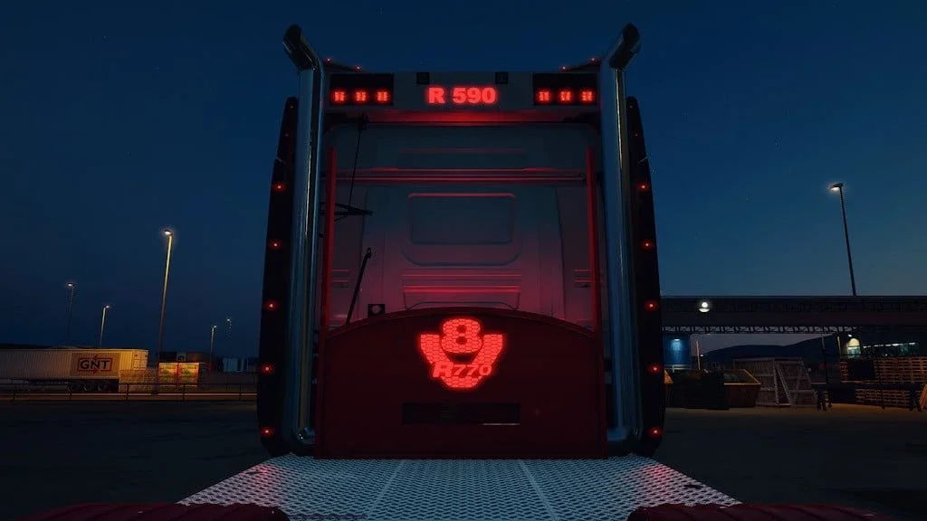 Scania PGRS V8 Backwall v1.0