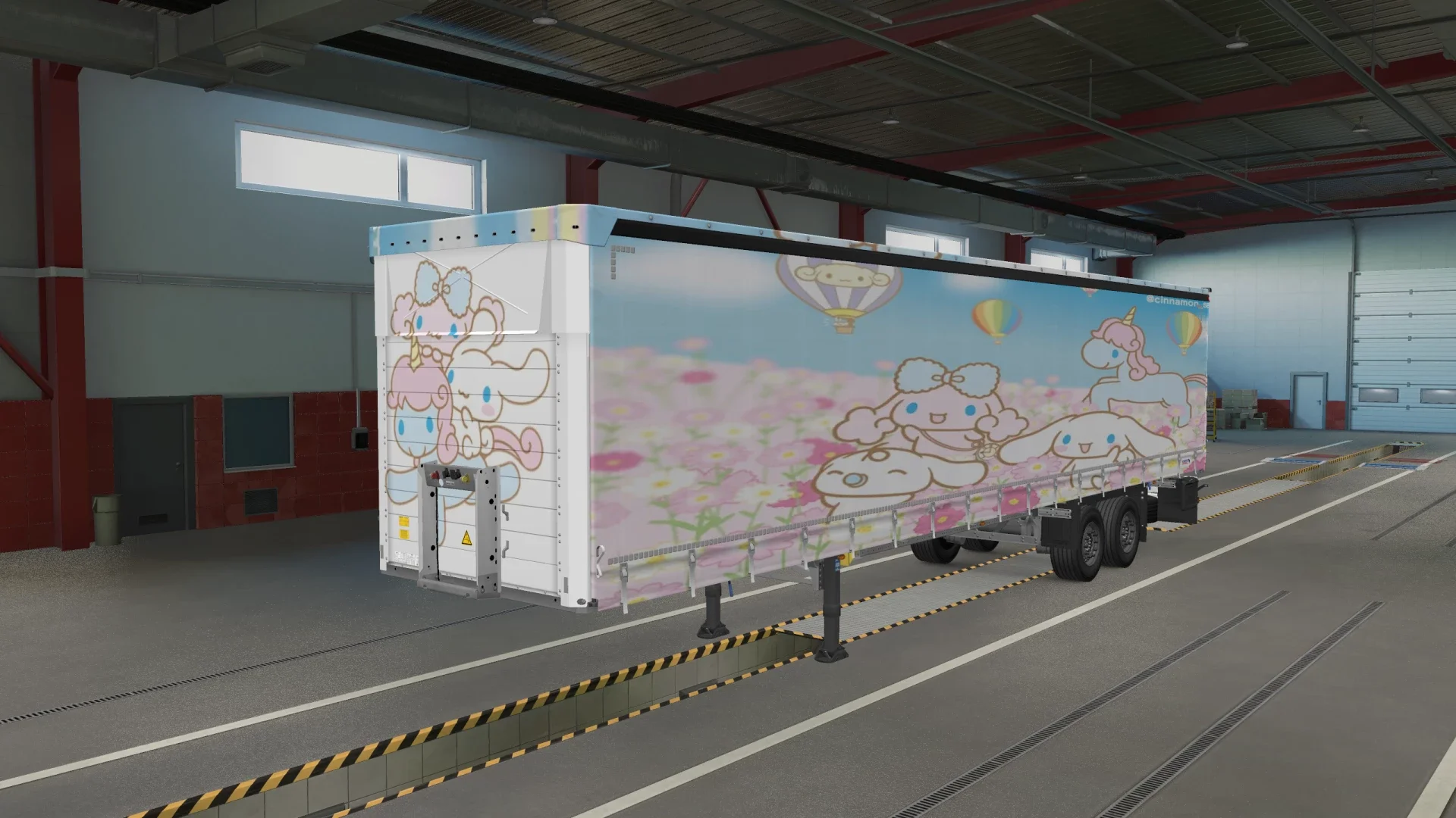 Cinnamoroll and Friends Paintjobs for S.CS Universal Trailer v1.0 3