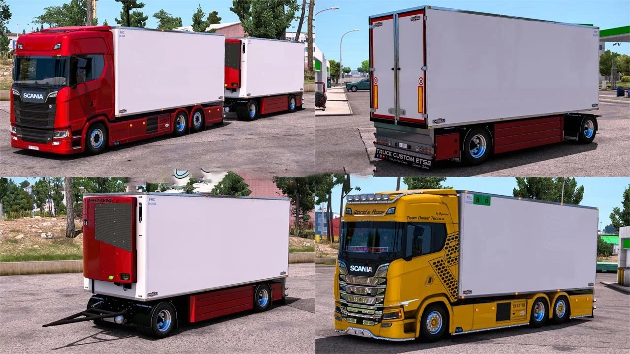 Scania NextGen Autotreno Frigo + Rimorchio (BDF Refeer with Trailer) MEGAMOD 2